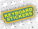 Keyboard Stickers for Modular Keyboard Layout